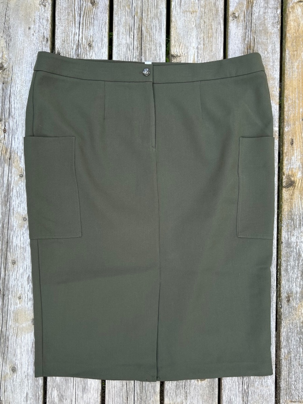 Addition Elle ⎸ Mid-length Khaki Skirt